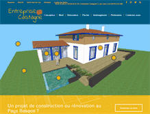 Tablet Screenshot of entreprise-castagnet.com